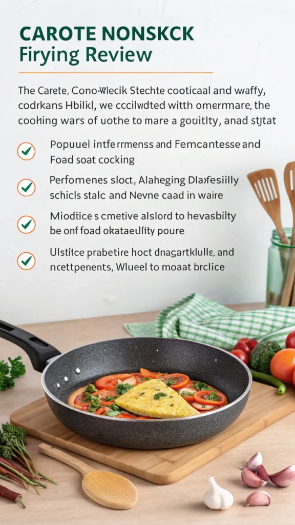 CAROTE Nonstick Frying Pan Skillet
Skillet
Frying Pan