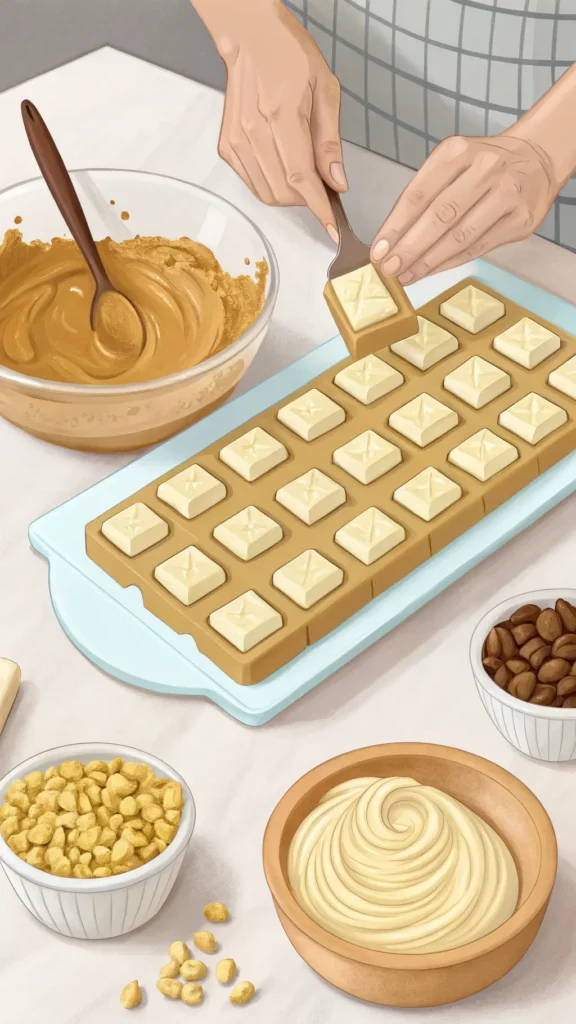 White Chocolate Peanut Butter Krispies