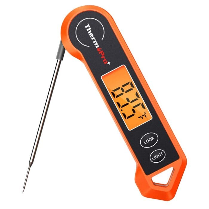 ThermoPro TP19H Digital Meat Thermometer for Cooking with Ambidextrous Backlit and Motion Sensing Kitchen Cooking Food Thermometer for BBQ Grill Smoker Oil Fry Candy Instant...