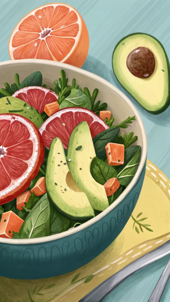Grapefruit Salad Avocado