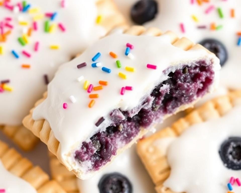 Frosted Blueberry Pop-Tarts with blue filling - best Pop Tart flavors 2025 Frosted Blueberry Pop-Tarts with blue filling - best Pop Tart flavors 2025